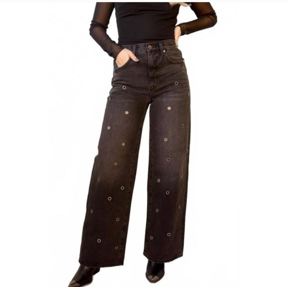 Pistola Hendrix High Rise Baggy Jeans in Glamour